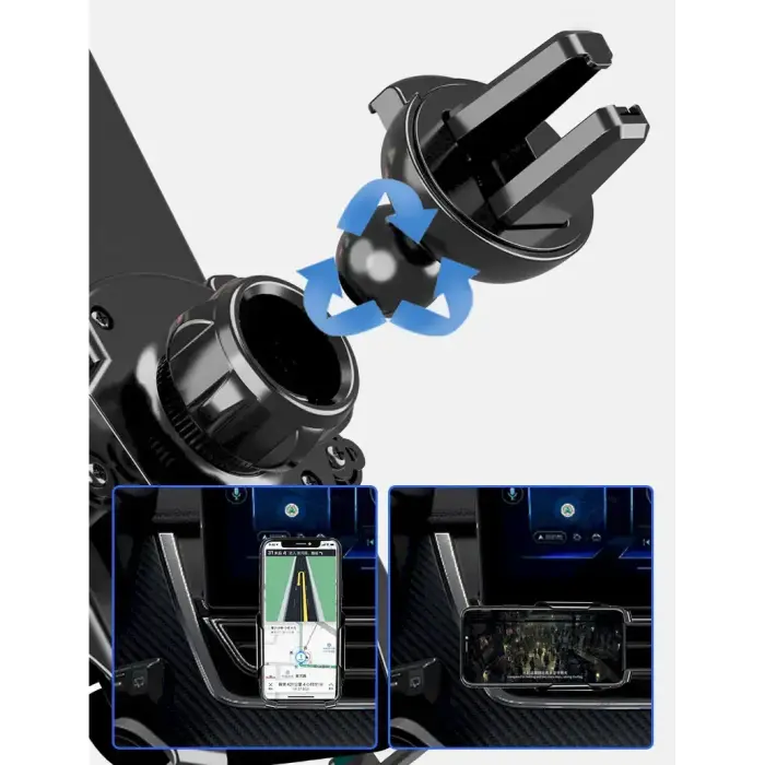 Universal Gravity Car Holder Dark Gray (YC05) Foto 7