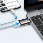Joyroom USB 3.2 Gen 1 (Male) - USB Type C (Female) adapter black (S-H151 Black) Фото num