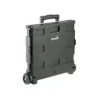 Iepirkumu ratiņi salokāmi ar kravnesību līdz 35kg Olli 65L 42x40,5x38cm melni Foto 2