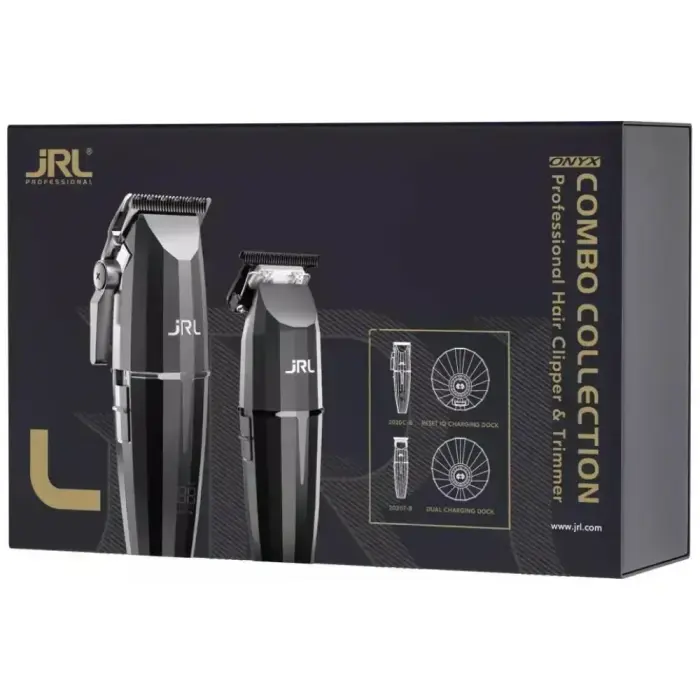 Set 2-in-1 JRL Onyx Clipper + Onyx Trimmer with Two Charging Stations black Foto 9