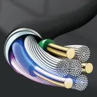 Dudao L12S AUX cable mini jack 3.5mm 1m 3-pole stereo - black Foto 3