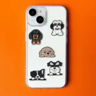 3D Sticker Dog 5pcs set Фото num