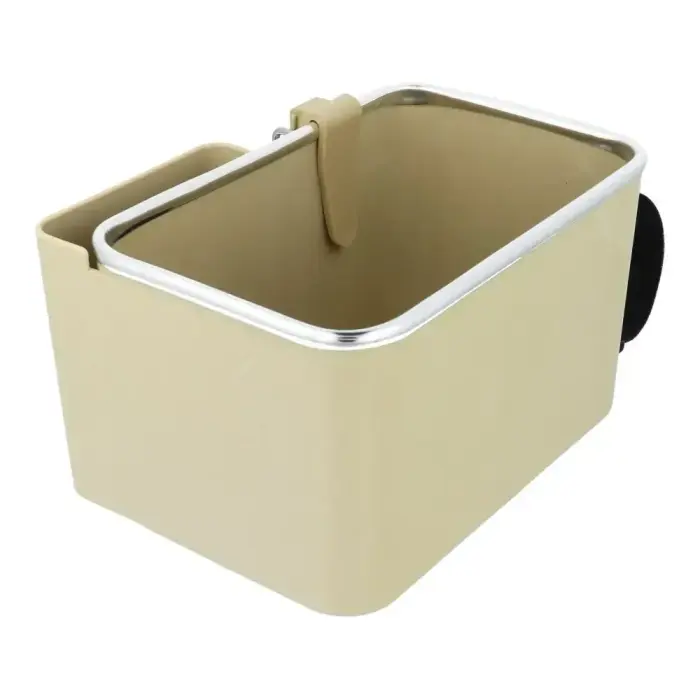 Car organizer with cup holder beige Photo