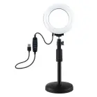 Ring LED lamp Puluz with adjustable base PU391 Photo