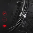 Baseus Rainbow Circle hook and loop Straps - Velcro tape Velcro cable organizer 3m gray (ACMGT-F0G) Фото num