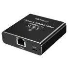 Qoltec Splitter Ethernet mini SWITCH 1x3 RJ45 | 1000Mb/s | USB-C | Aluminium Photo