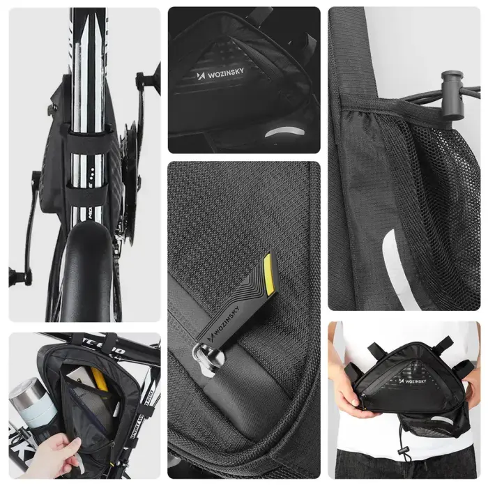 Wozinsky frame bag 1.5l black (WBB23BK) Foto 3