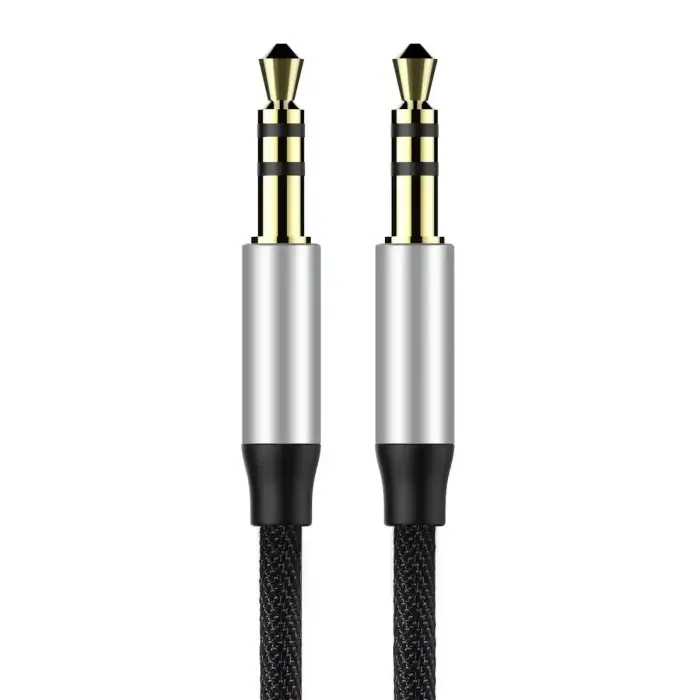 Baseus CAM30-BS1 Premium AUX Cable 3.5 mm -> 3.5 mm 1.0m Grey Photo