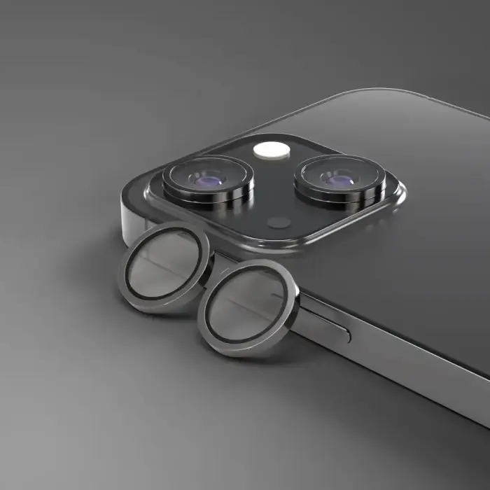 Etteri camera lens protector for iPhone 15 / 15 Plus black Фото num