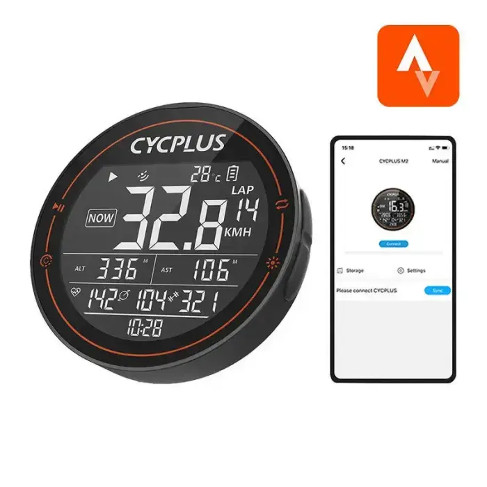 Cycplus M2 bicycle computer - compatibile with Strava, Trainingpeaks etc. Foto 1