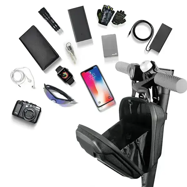 Etui|uchwyt na hulajnogę WILDMAN TS9  sakwa na ramę czarna|black Foto 8