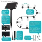 Forever Light LED Solar Garland SUNARI FLS-60 7,5m 10 bulbs IP44 Фото num