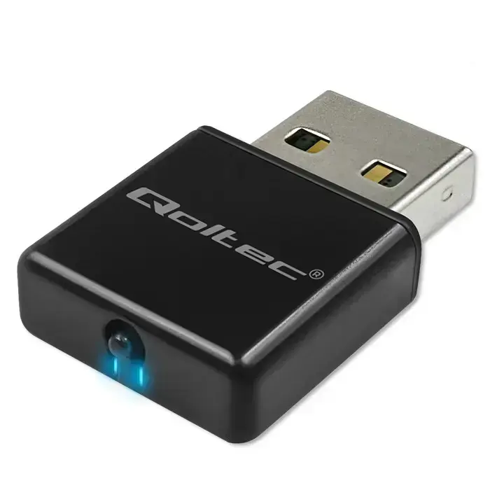 Qoltec Wireless Ultra High Speed Mini Adapter NANO WiFi | Standard N | USB 2.0 | 300Mbps Фото num
