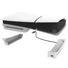 iPega P5S008 Horizontal Stand with USB HUB for PS5 Slim/PS5 Pro White Foto 3