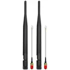 Qoltec Wi-Fi antenna 2.4/2.5 GHz | 5.1/5.8 GHz | 5dBi | omnidirectional | Indoor Фото num