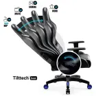 Gaming chair Diablo Chairs X-One 2.0 Normal Size black-blue Photo