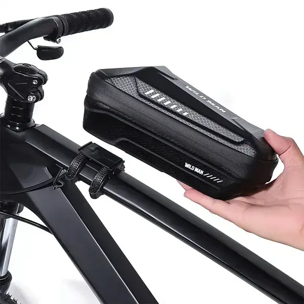 WILDMAN Etui|uchwyt rowerowy XS5 sakwa na ramę czarna|black Foto 3