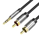 Cable Audio 2xRCA to 3.5mm Vention BCFBD 0.5m (black) Foto 1