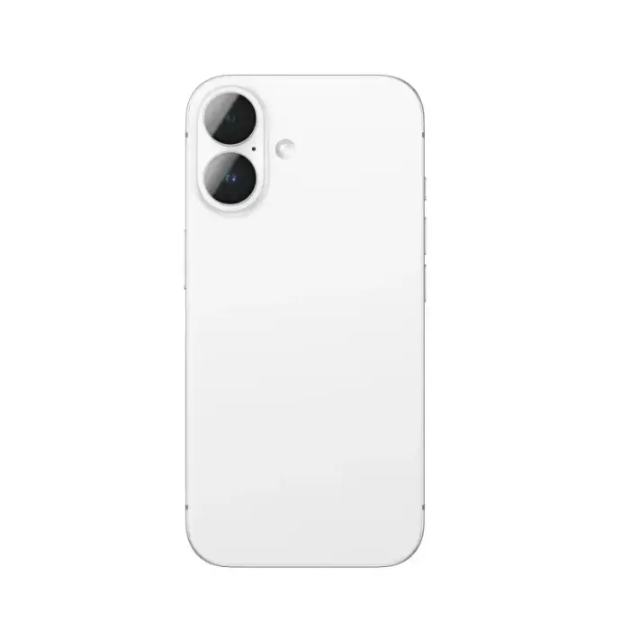 AmazingThing AR Aluminum 2 Lens Glass telefona maciņš iPhone 16, iPhone 16 Plus - balts Foto 2
