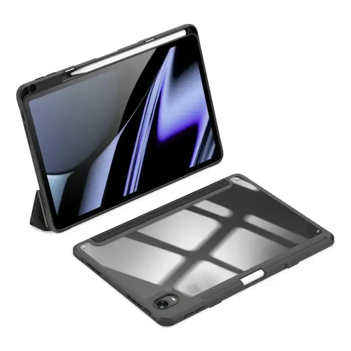 Dux Ducis Toby Armored Flip Smart Case for Oppo Pad with Stylus Holder Black Фото num
