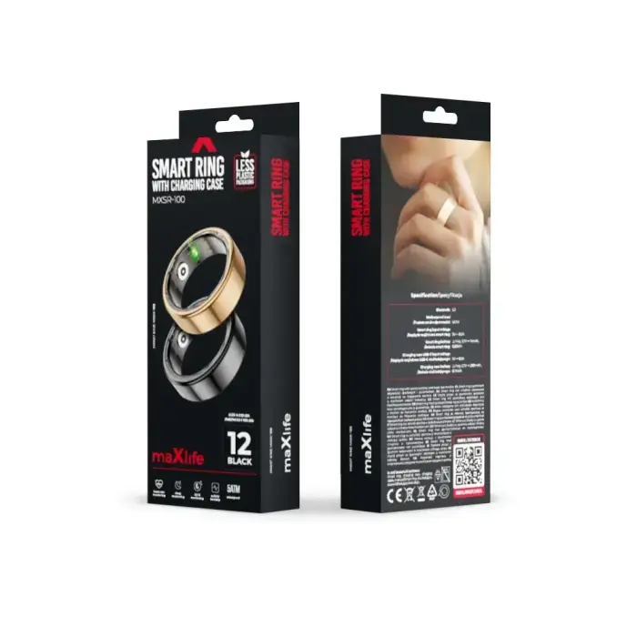 Maxlife smart ring MXSR-100 gold size 10 Photo
