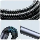 Joyroom stereo audio cable AUX 3.5 mm mini jack - Lightning for iPhone iPad 1.2 m black (SY-A06) Photo