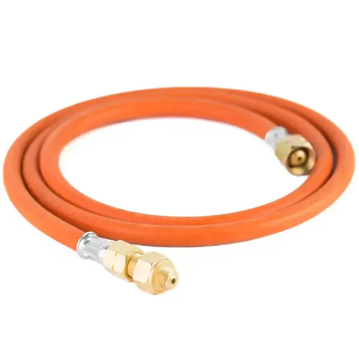 Reduction connection to a tourist gas cylinder G 3/8" L - 7/16" hose 1.5 m Foto 4