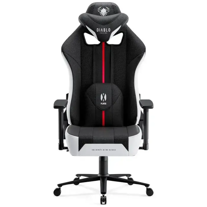 Gaming chair Diablo Chairs X-Player 2.0 Normal Size white-black Photo