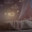 Neon LED Light WHALE warm white Bat + USB FLNE09 Forever Light Foto 7