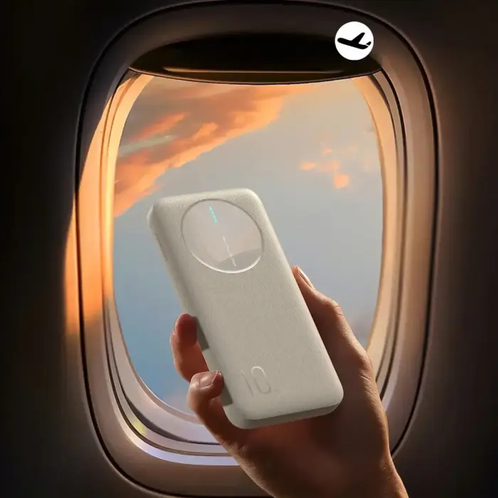 Joyroom JR-PBF12 внешний аккумулятор (powerbank) | 10000 mAh | 12W | USB-A, USB-C | белый Фото num