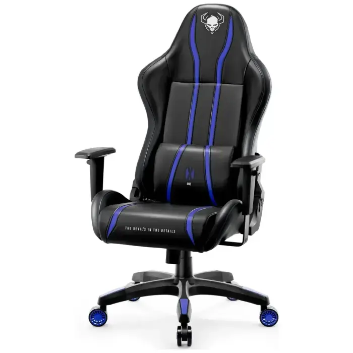 Gaming chair Diablo Chairs X-One 2.0 Normal Size black-blue Photo