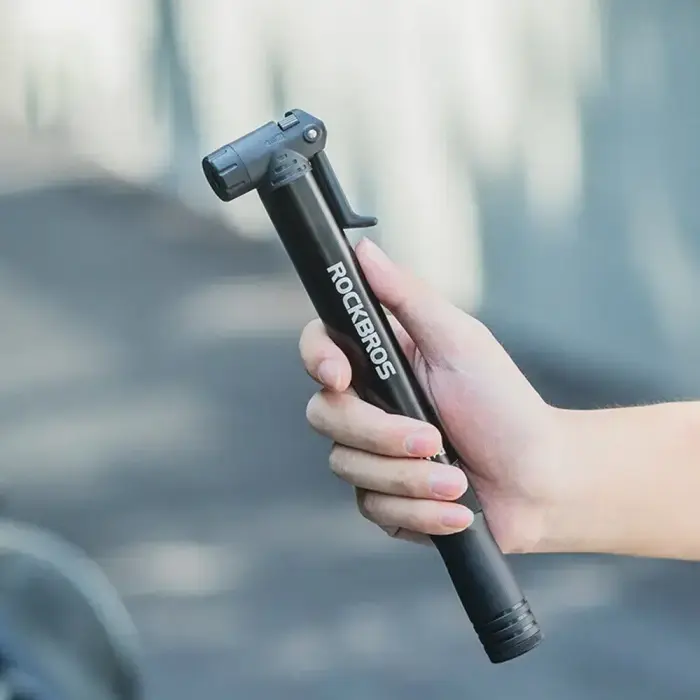 Rockbros 42320010001 Bicycle Pump Hand + Screwdriver - Black Фото num