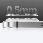 AmazingThing Aviation-Grade Alloy Tempered Glass Lens for iPhone 16 Pro | 16 Pro Max Camera Lens - Gray Foto 7