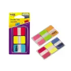 Pašlīpošie indeksi Post-it Strong rozā, zaļā un oranžā krāsās Фото num
