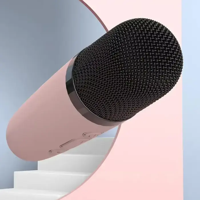 Blavec Portable Bluetooth Speaker WS-07 Karaoke Party - 5W with 2 microphones (WS07-2MP) pink Фото num