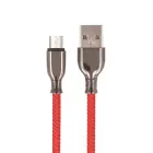 Setty FC-M datu pārraides un uzlādes vads | USB-A uz Micro USB | 15W | 1m | sarkans Foto 1
