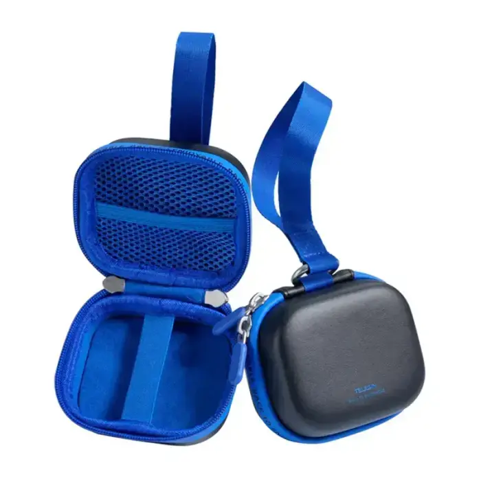 Telesin DisAdv EVA Universal Mini Transport Bag for Sports Cameras (Black/Blue) Photo