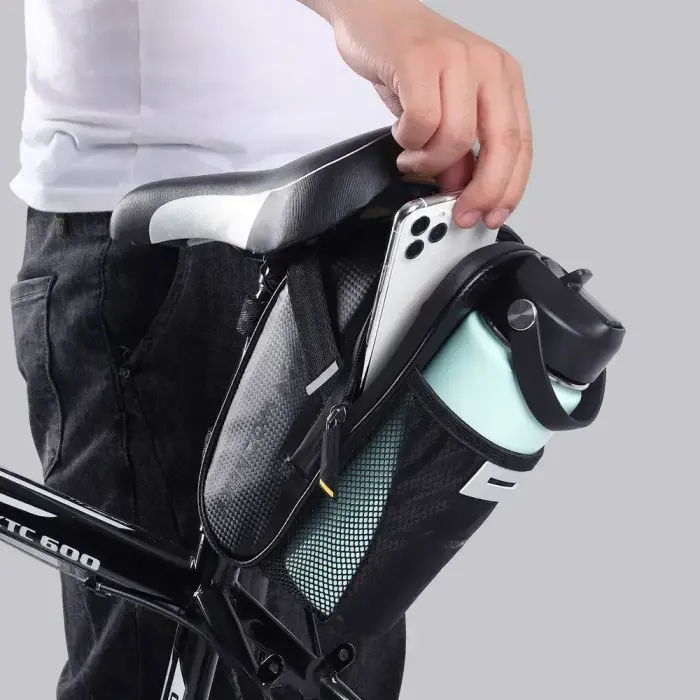 Wozinsky Bicycle Saddle Bag 1.5L Black (WBB20BK) Фото num