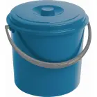 Bucket with lid 10L blue Photo