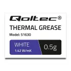 Qoltec Thermal grease 1.42 W/m-K | 0.5g | White Фото num
