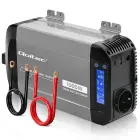 Qoltec Pure Sine Wave Inverter | 12V to 230V | 500/1000W | LCD | USB | USC-C | Compatible with LiFePO4 GEL AGM  Foto 1