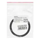 Universal round plate / magnet ring compatible with MagSafe black  Фото num
