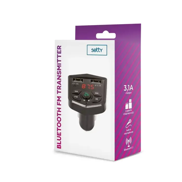 Setty FM Bluetooth transmitter TFM-03 Фото num