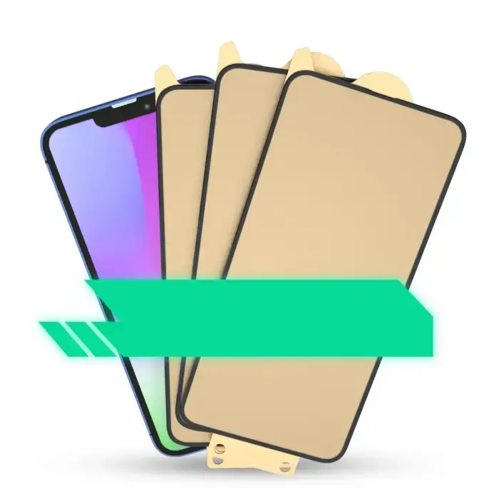 Bestsuit 6in1 set for iPhone 13 mini case | tempered glass flexi | back housing protector film | camera lens tempered glass | cloths | aplicator (D30 Buffer) Foto 13