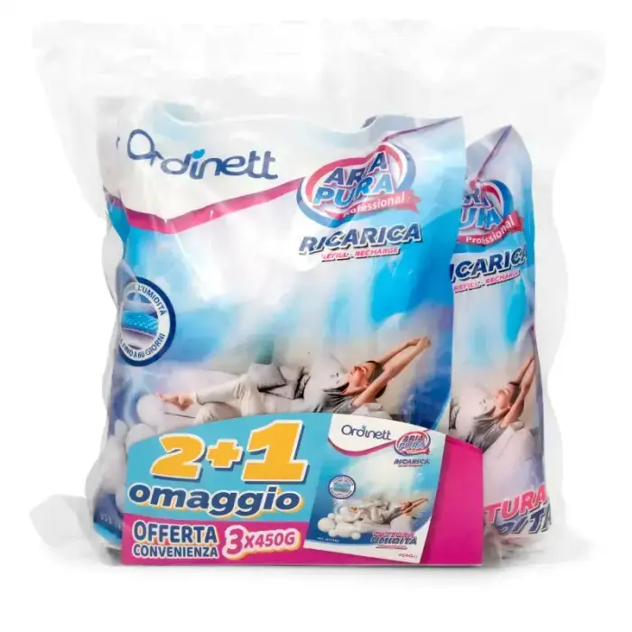 Mitruma absorbētāja papildinājums 3 gab. x 450g neitrāla smarža Foto 2