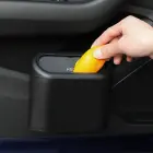 Car rubbish storage bin black Photo