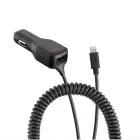 Ventev r2340c 29429 automašīnas lādētājs | 17W | USB-A, Lightning | ar Lightning vadu komplektā | melns Foto 2