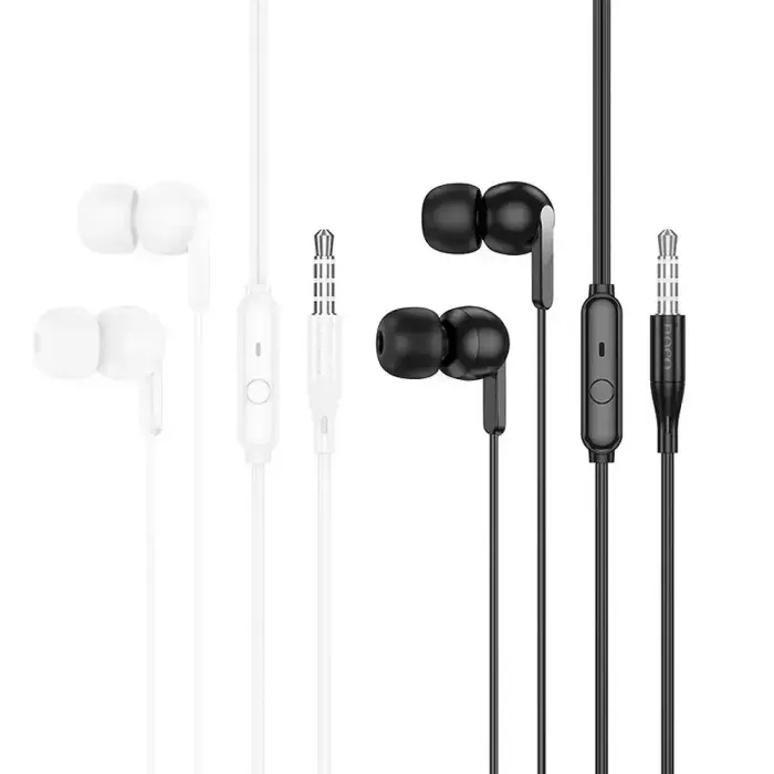 Wire earphones Jack 3,5 mm Hoco M124 white Фото num
