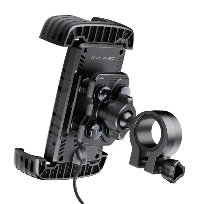 Blavec Uchwyt Rowerowy BVC-01 Velo to handlebar with induction charging and shock absorbtion (BVC01-ICSAHB) black Photo