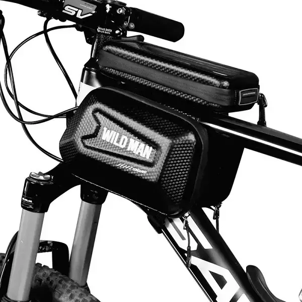 Etui|uchwyt rowerowy WILDMAN XL E6S sakwa na ramę czarna|black Foto 2